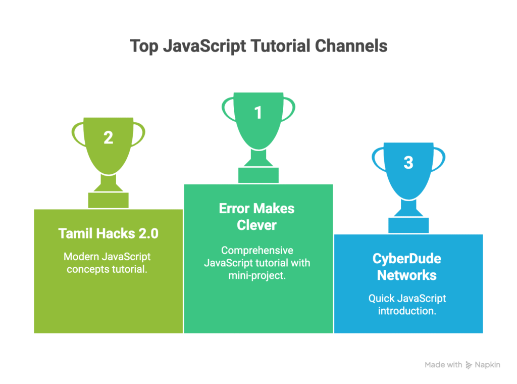 Top JavaScript Tutorial Channels